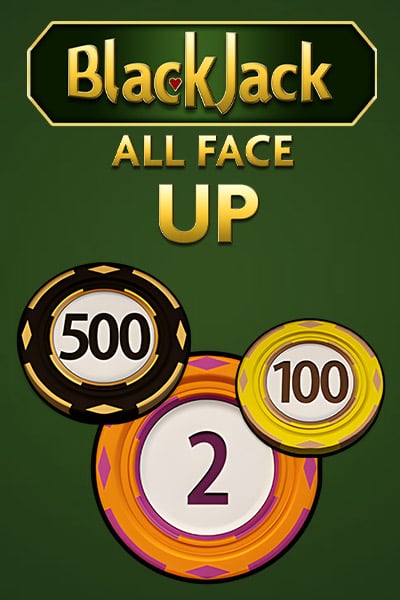 Blackjack All Face Up